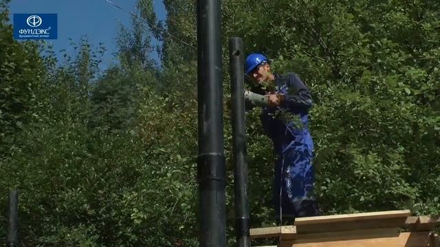 закрутка винтовых свай смотреть онлайн