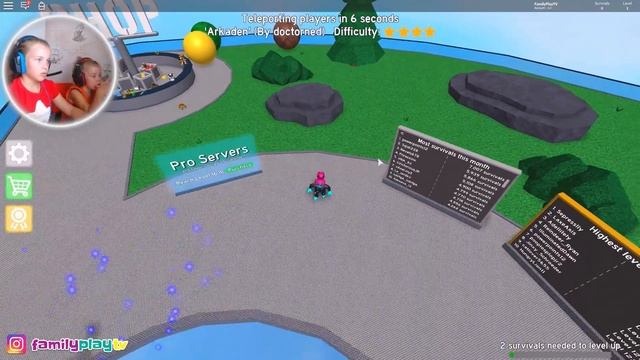 ПОТОЛОК нас может РАЗДАВИТЬ! Спасаемся от ОПАСНОГО ПОТОЛКА в Roblox смотреть онлайн