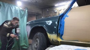 Красим акрилом! Частичный окрас ВАЗ 2107