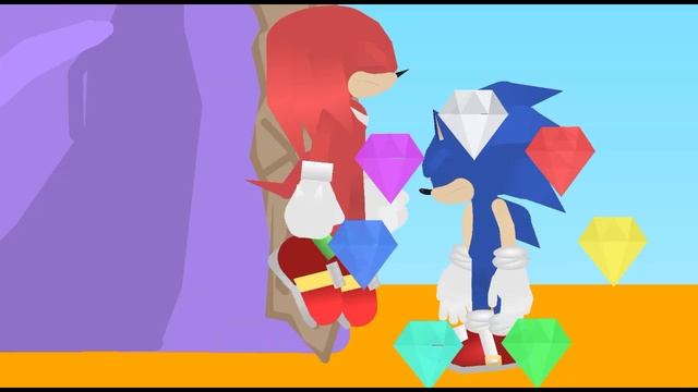 SONIC VS KNUCKLES (STICK NODES PRO) ANIMATION SONIC FIGHTING WITH KNUCKLES смотреть онлайн