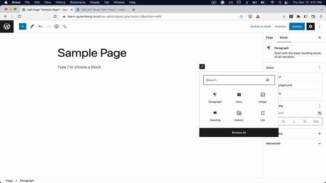 Create Gutenberg Blocks. The easy way - Our First Block смотреть онлайн