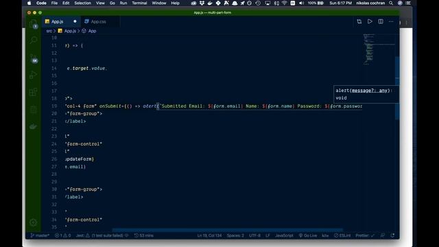 Build a React Multi-Part Form смотреть онлайн