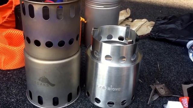 Battle of the Backpacking Wood Burning Stove toaks vs solo stove or bush buddy part 1 + esdit cube смотреть онлайн