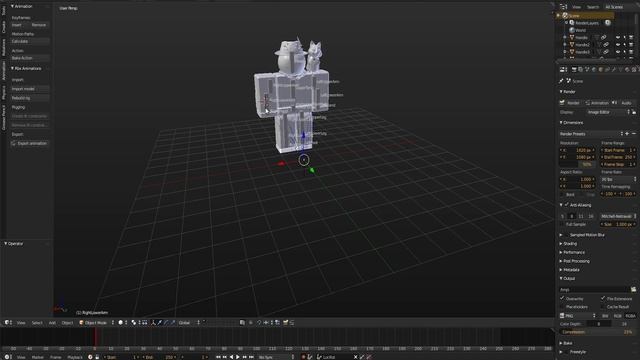 Roblox | Blender rig exporter/animation importer | Tutorial смотреть онлайн
