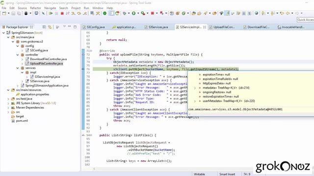Amazon S3 + Angular 6 HttpClient + SpringBoot – Upload/Download Files/Images Example смотреть онлайн