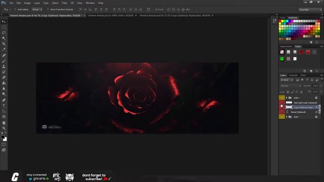 ✅ Free Youtube Revamp Template 2019 - Dark Floral Themed | Photoshop CS6 & CC смотреть онлайн
