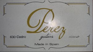 Гитара Perez 630 кедр массив - Don't Worry, Be Happy.