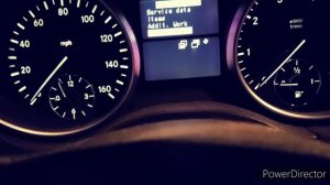 2011 MERCEDEZ -BENZ ML350 SERVICE C RESET