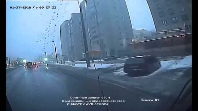 ИНФОТЕХ AVR 8FHD24 видеозапись с курсовой видеокамеры автобуса 960H смотреть онлайн