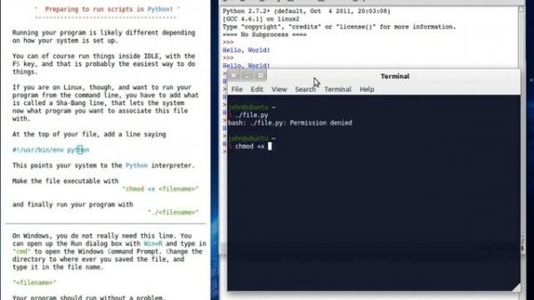 Python 06 Running Scripts