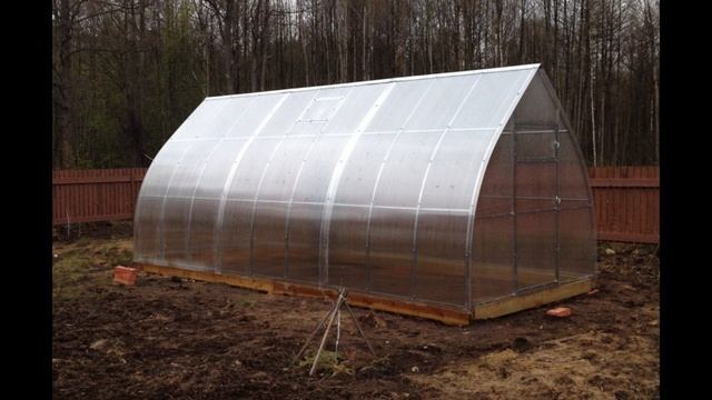 Сборка теплицы капелька из поликарбоната своими руками смотреть онлайн