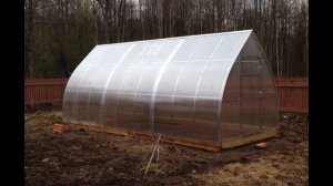 Сборка теплицы капелька из поликарбоната своими руками