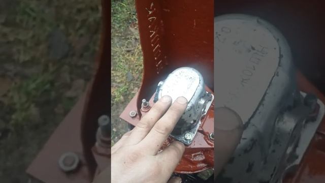 Переходная плита от Дигриз с редуктором и приводом на насос НШ.для минитрактора. смотреть онлайн