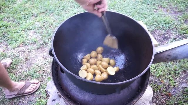 Утка по Кавказски! В казане на костре смотреть онлайн