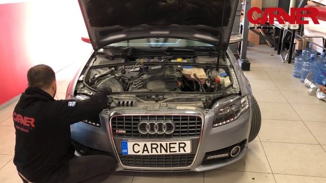 #CarnerLighting Headlights installation Audi A4 B7 04-07 Full Led DRL смотреть онлайн