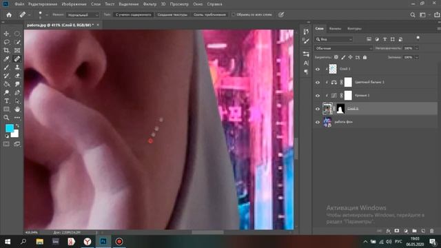 Обработка фото в Photoshop CC 2019!