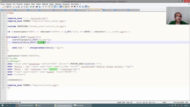 Php-Fusion Modül Yazmak1, Php Fusion Mod Code (Basic) смотреть онлайн
