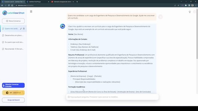 ?EU TESTEI UMA IA MAIS RÁPIDA E INTELIGENTE QUE O CHATGPT! #letsviewchat смотреть онлайн