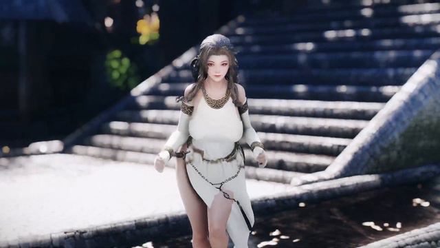 SKYRIM OUTFIT I Final Fantasy VII Aerith Hair SMP смотреть онлайн
