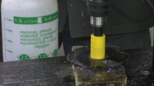 биметаллическая коронка в работе.