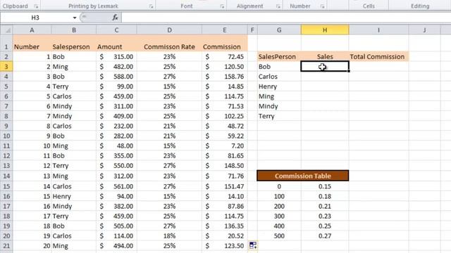 Excel 2010 Beginner Tutorial 4 of 5: VLookup, PMT, SUMIF - Advanced Formulas смотреть онлайн