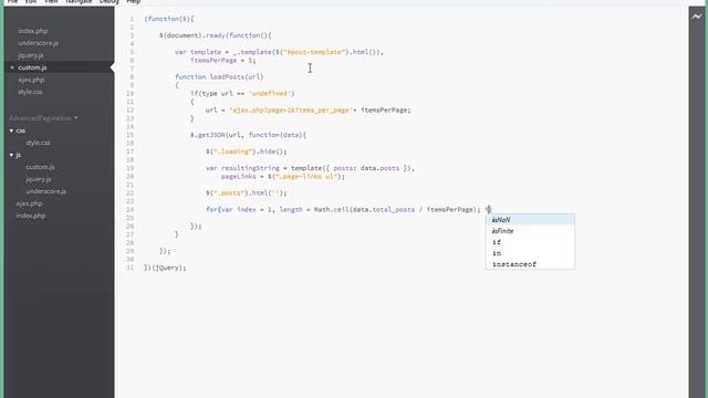 Advanced Jquery Pagination using Ajax and php - Querying the ajax page - Part2 смотреть онлайн