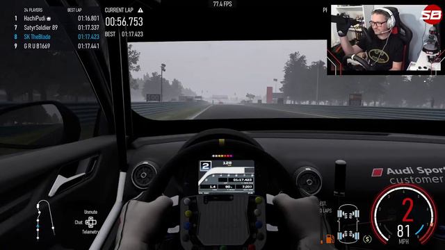 Forza Touring Cars Online Multiplayer racing on Moza R9 смотреть онлайн