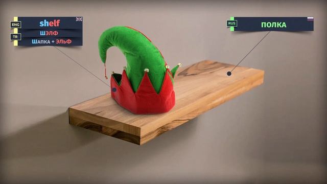 Shelf - полка, шельф. Английские Слова методом Ассоциаций. смотреть онлайн