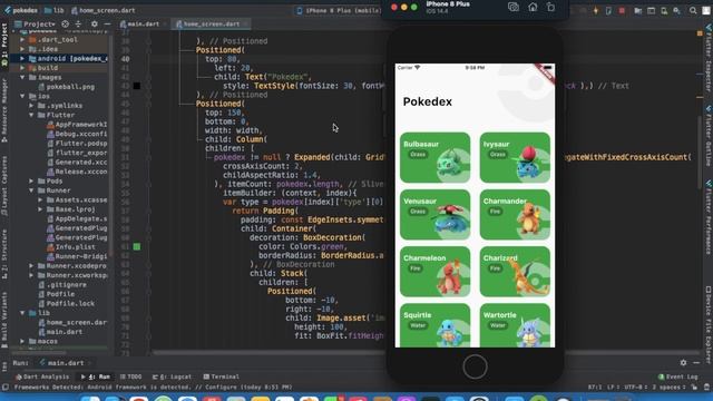 Flutter 2.0 | Pokemon Application Pokedex | Best UI UX | JSON API | смотреть онлайн