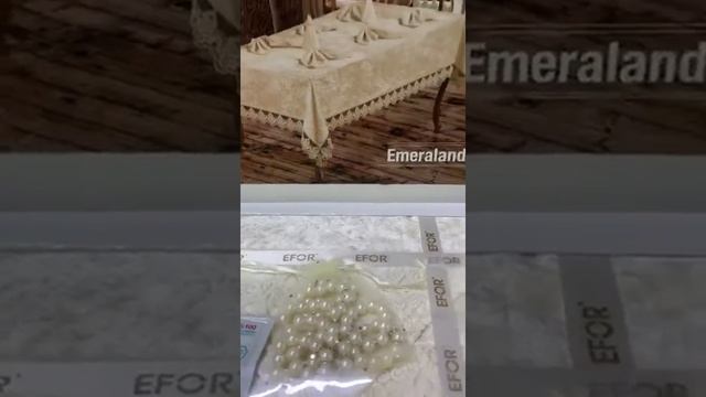 Велюровые скатерти с кружевом EFOR смотреть онлайн