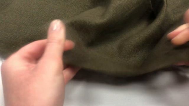 Ткань смесовый лён с вискозой, арт.L2150-26 цвет болотный хаки смотреть онлайн