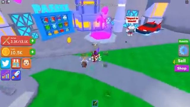 АМОГУС в симуляторе бейсбольной биты в Roblox ! смотреть онлайн