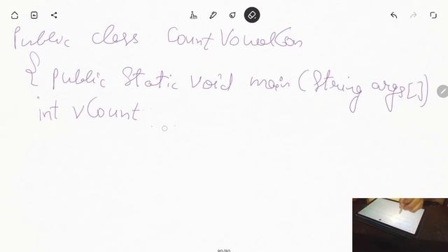 Java program to count the total number of vowels and consonants in a string | Placement interview смотреть онлайн