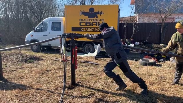 Сколько занимает времени монтаж одной сваи. смотреть онлайн