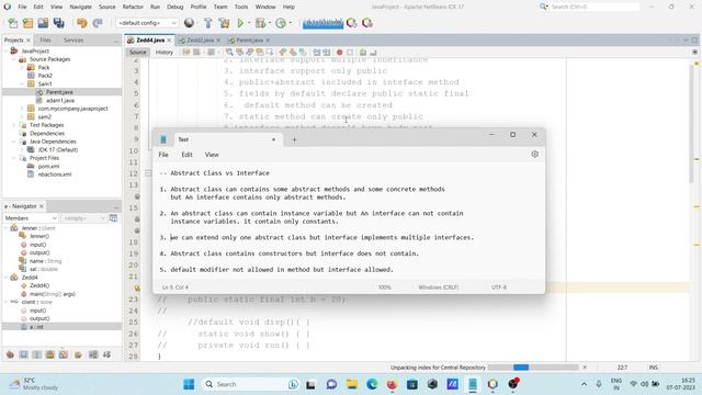 abstract class vs interface Java смотреть онлайн