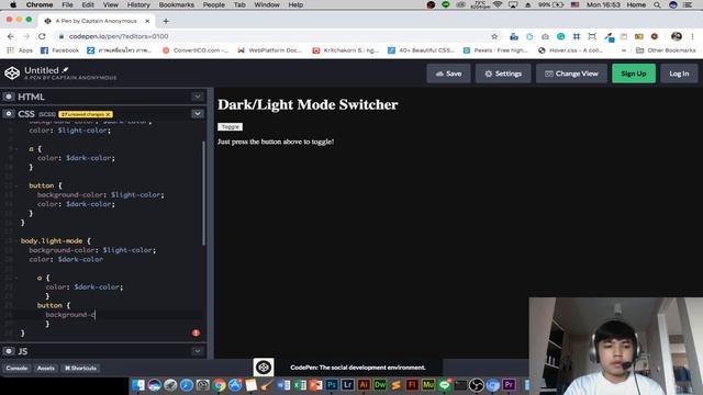 สอนสร้าง Dark-Light Mode Switcher ด้วย HTML CSS JS смотреть онлайн
