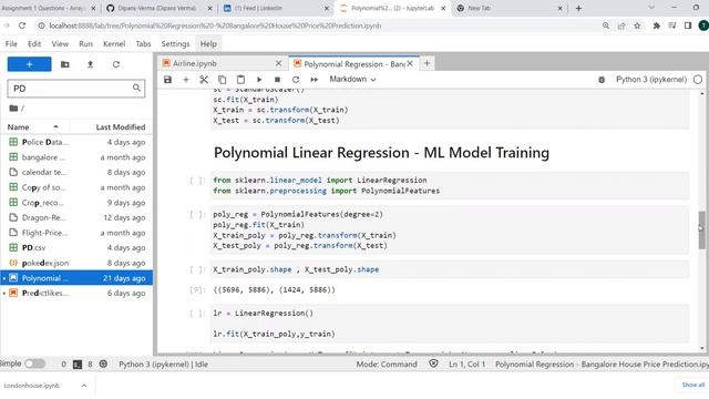 Polynomial Regression смотреть онлайн