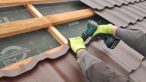 Модульная металлочерепица со скрытой системой креплений