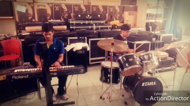 "CLOSER" -by The Chainsmokers Ft. Halsey (KEYBOARD+DRUMS jamming cover) | Tonmoy ft. Umang смотреть онлайн