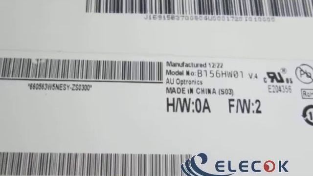 B156HW01 V4 15.6" a-Si TFT-LCD Panel for NEW Class A смотреть онлайн