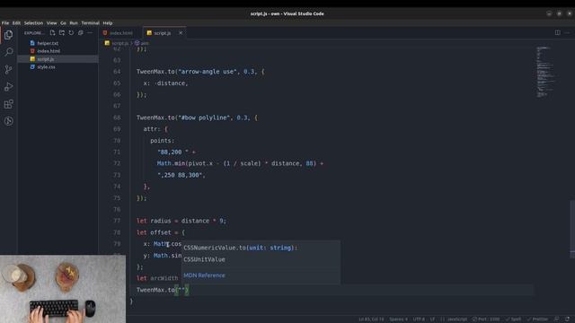 ASMR Programming - Bullseye Game - JS Game - No Talking смотреть онлайн