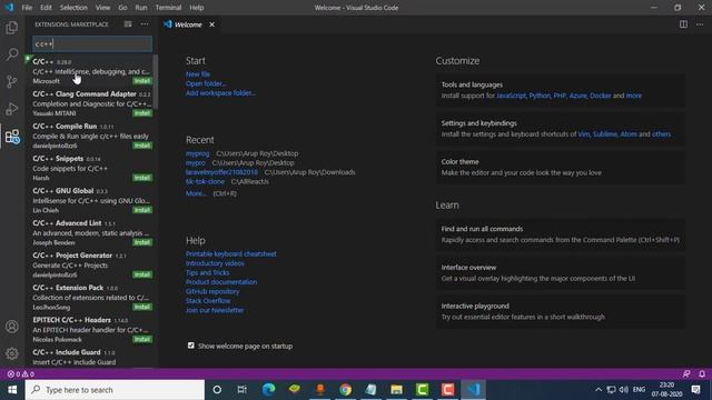 Run C and C++ | How to run c program in visual studio code in windows 10 | Rocking Support смотреть онлайн