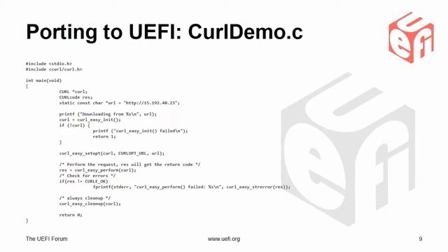http in UEFI - using libcurl to writenetwork applications смотреть онлайн