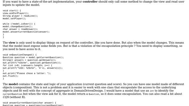 A Quiz game realized with MVC-Pattern (Java) (2 Solutions!!) смотреть онлайн