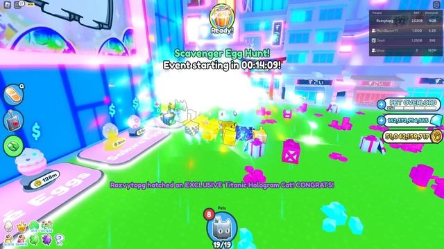 FIRST TITANIC HOLOGRAM CAT HATCHED IN PET SIMULATOR X смотреть онлайн