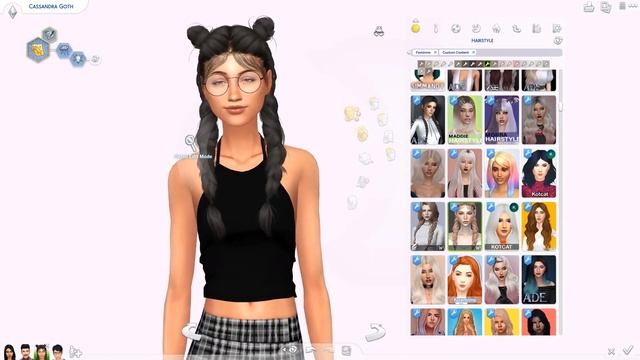 CASSANDRA GOTH'S EXTREME ALPHA MAKEOVER | Sims 4 Create A Sim смотреть онлайн