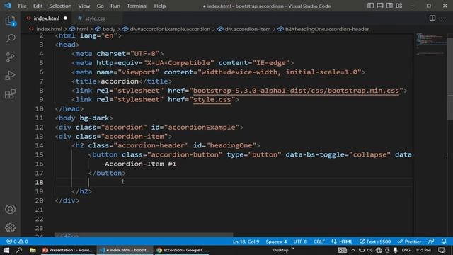 Accordion in bootstrap 5 | tutorial #2 смотреть онлайн