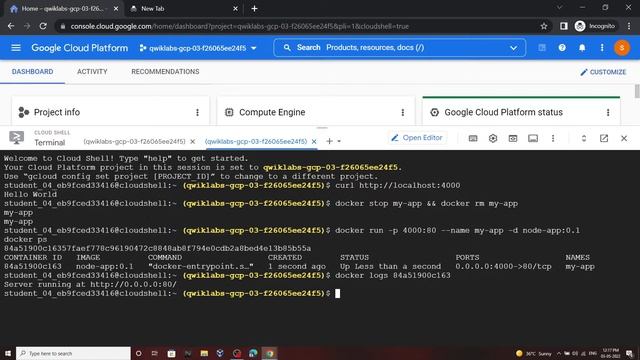 Introduction to Docker || GSP055 || Solutions смотреть онлайн