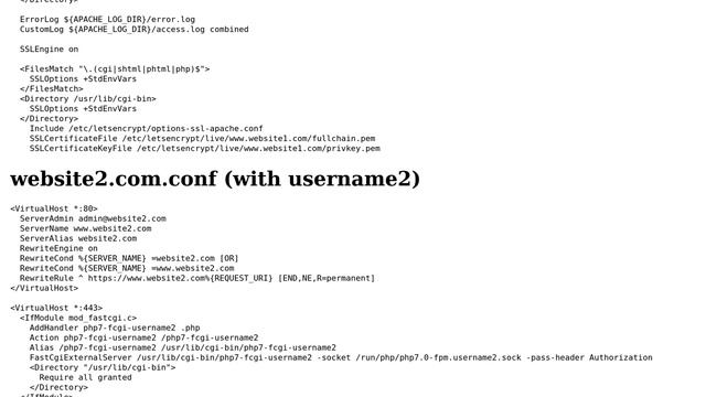 Setting up php7.0-fpm + Apache and multi-user pools: Only 1 site works смотреть онлайн