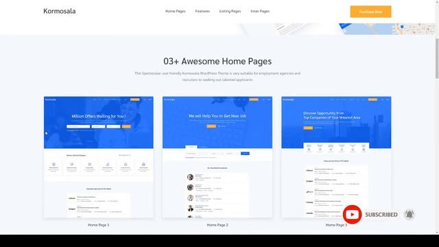 Kormosala Job Board WordPress Theme смотреть онлайн